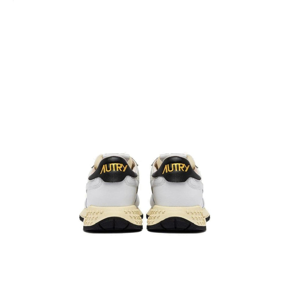 Autry White Fabric Athletic Sneakers