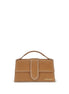 Jacquemus Brown Calf Leather Bos Taurus Handbag