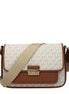 Michael Kors Beige Fabric Crossbody Bag