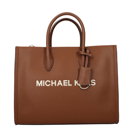 Τσάντα χειρός Michael Kors από καφέ δέρμα  