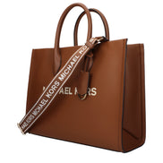 Τσάντα χειρός Michael Kors από καφέ δέρμα  
