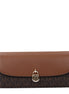 Michael Kors Brown Fabric Wallet