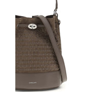 Zanellato Brown Calf Leather Bos Taurus Backet Bag