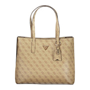 Guess Jeans Beige Polyurethane Women Handbag