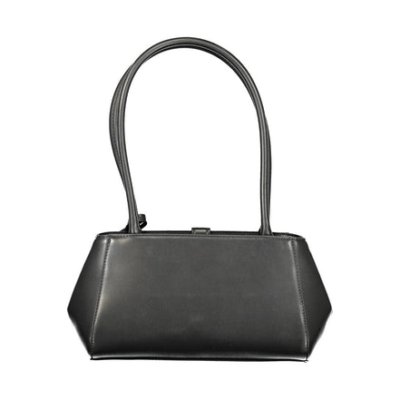 Guess Jeans Nero Poliuretano Donna Shoulder Bag
