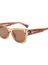 Bobroff Brown Acetate Sunglasses