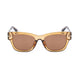 Bobroff Brown Acetate Sunglasses