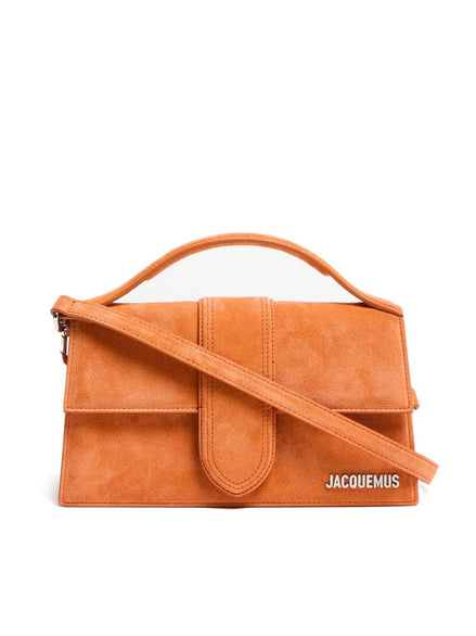 Δερμάτινη Τσάντα Χειρός Le Grand Bambino Jacquemus σε Απόχρωση Terracotta