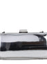 Jimmy Choo Gray Leather Clutch Bag