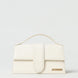 Jacquemus Ivory Cocco Le Grand Bambino Handbag
