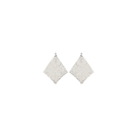 Rabanne Silver Brass Earrings