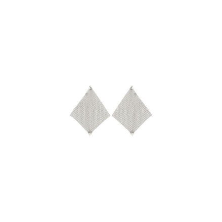 Rabanne Silver Brass Earrings