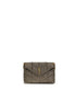 Saint Laurent Gray Lamb Leather Shoulder Bag