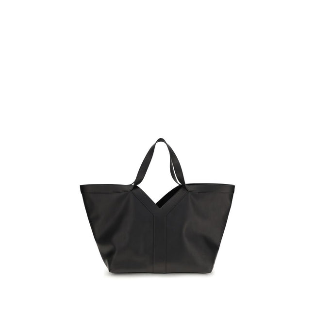 Saint Laurent Black Calf Leather Bos Taurus Shoulder Bag