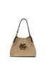 Etro Beige Raffia Shoulder Bag
