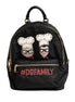 Dolce & Gabbana VULCANO Black Nylon #DGFAMILY Embellished Backpack Bag