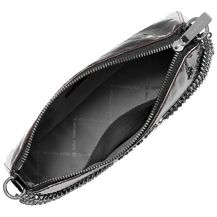 Michael Kors Black Canvas Clutch Bag