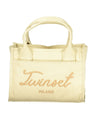 Twinset Beige Cotton Women Handbag