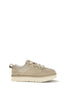 UGG Beige Calf Leather Bos Taurus Low Top Sneakers