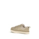 UGG Beige Calf Leather Bos Taurus Low Top Sneakers