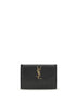 Saint Laurent Black Calf Leather Bos Taurus Wallet