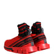 Dolce & Gabbana Κόκκινα Μαύρα Παπούτσια Sneakers Sorrento Socks