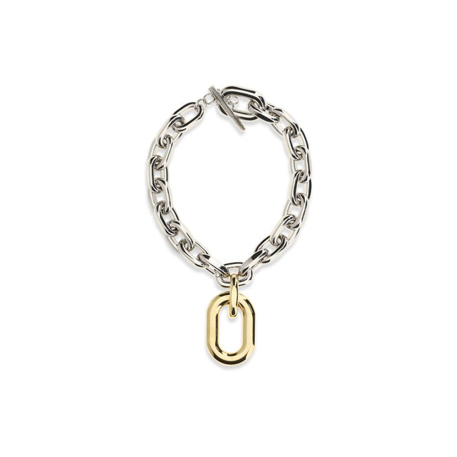 Rabanne Silver Metal Necklace