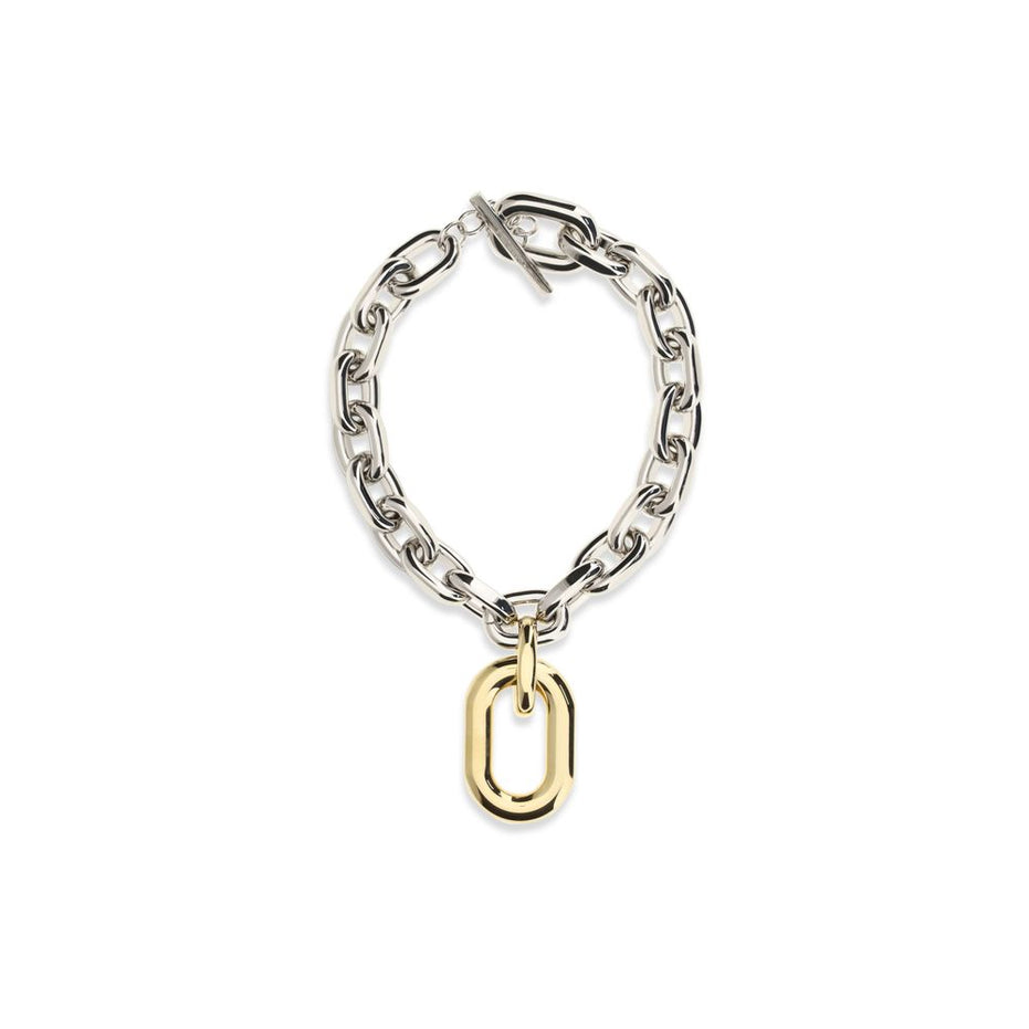 Rabanne Silver Metal Necklace