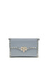 Valentino Garavani Blue Calf Leather Bos Taurus Shoulder Bag