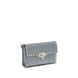 Valentino Garavani Blue Calf Leather Bos Taurus Shoulder Bag