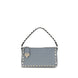 Valentino Garavani Blue Calf Leather Bos Taurus Shoulder Bag