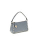 Valentino Garavani Blue Calf Leather Bos Taurus Shoulder Bag