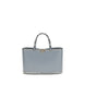Valentino Garavani Blue Calf Leather Bos Taurus Shoulder Bag