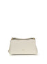 Prada White Calf Leather Bos Taurus Shoulder Bag