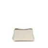 Prada White Calf Leather Bos Taurus Shoulder Bag