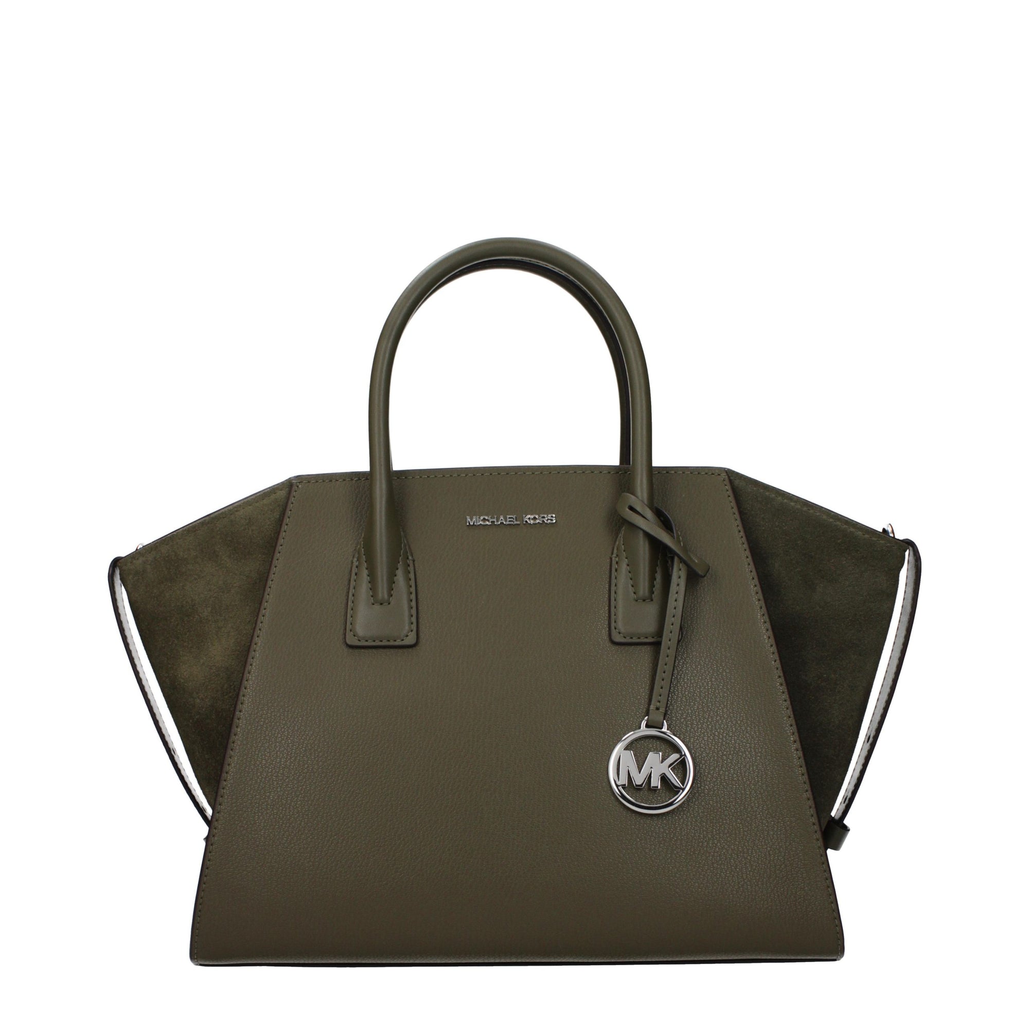 Τσάντα χειρός Michael Kors από πράσινο δέρμα  