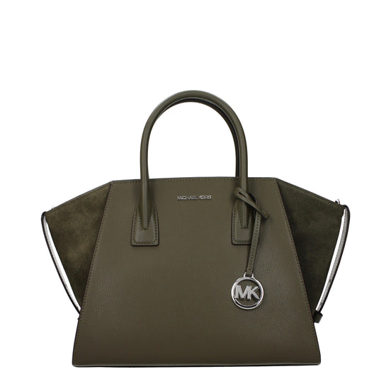 Τσάντα χειρός Michael Kors από πράσινο δέρμα  