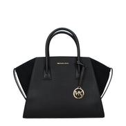 Τσάντα χειρός Michael Kors από μαύρο δέρμα  
