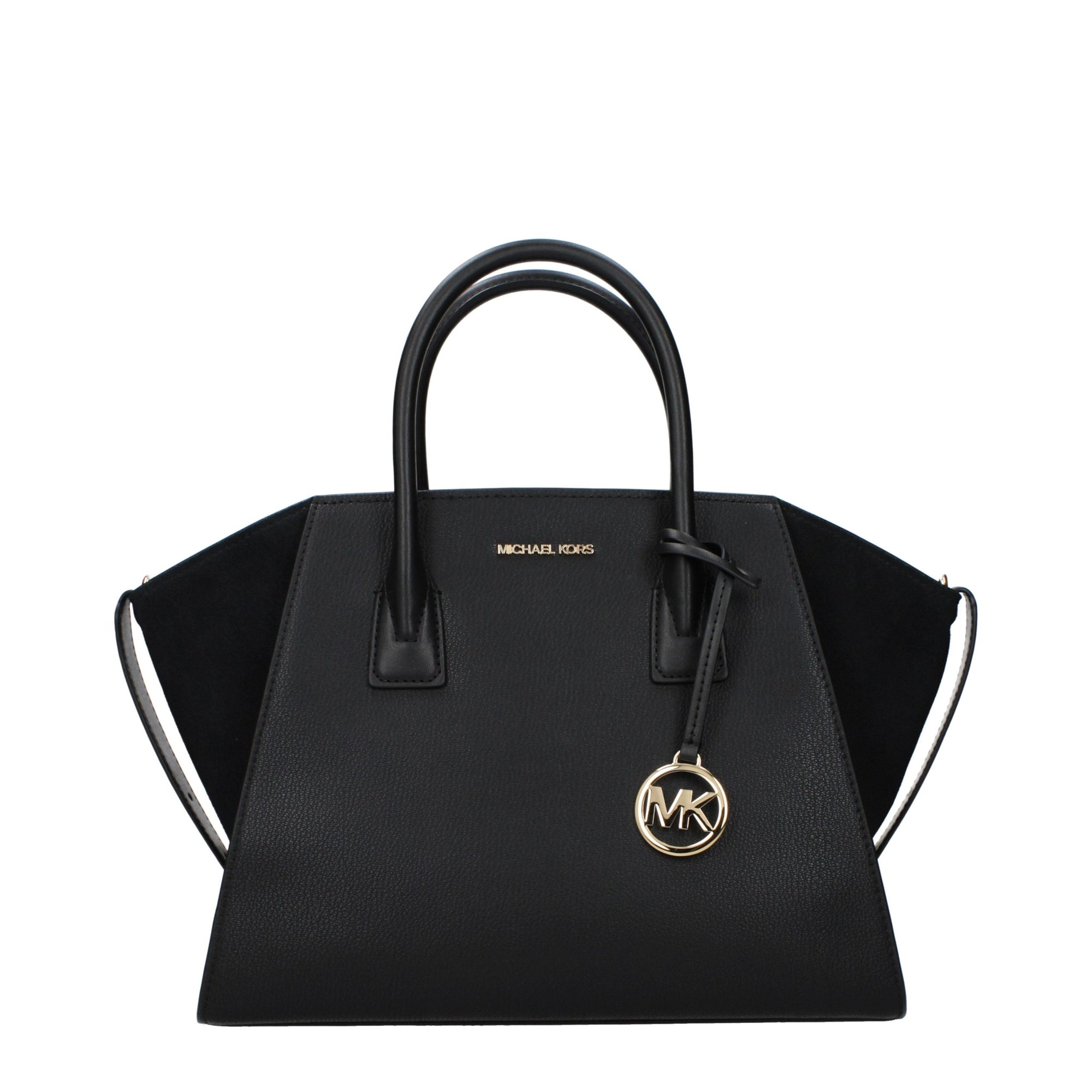 Τσάντα χειρός Michael Kors από μαύρο δέρμα  