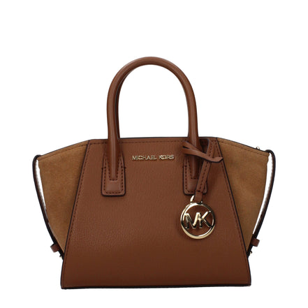 Τσάντα χειρός Michael Kors από καφέ δέρμα  