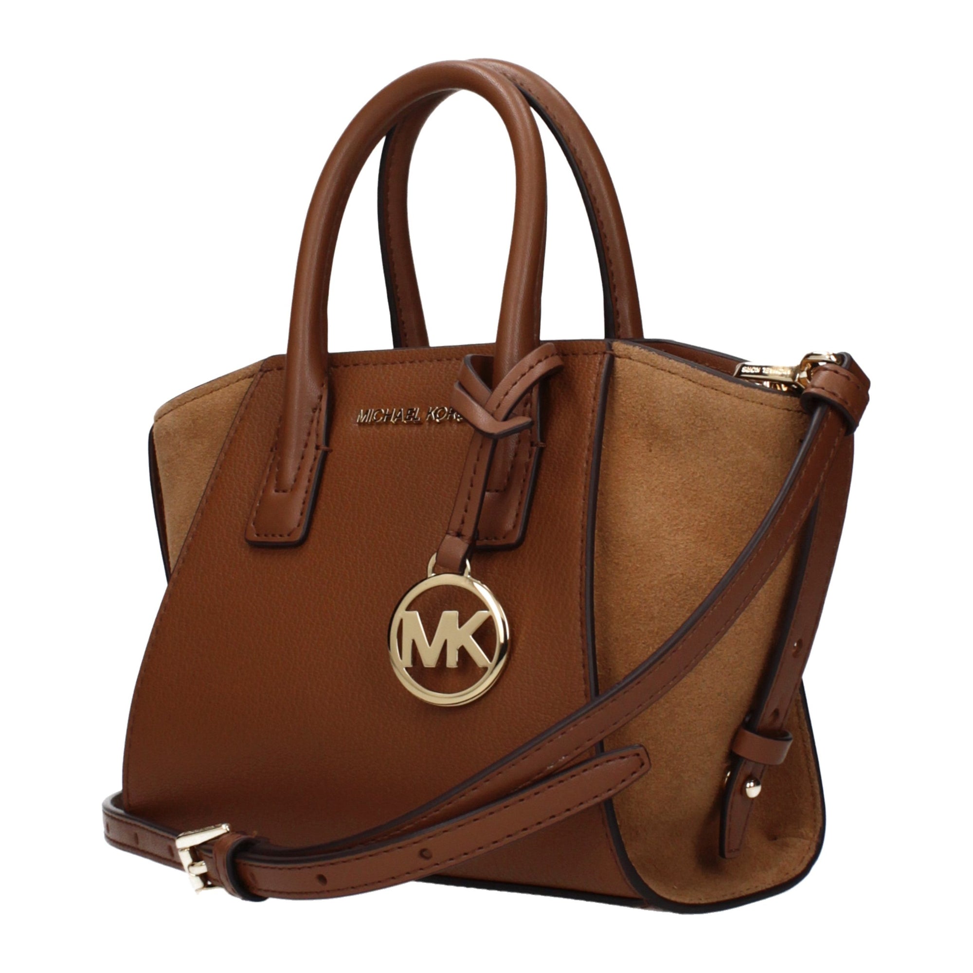 Τσάντα χειρός Michael Kors από καφέ δέρμα  