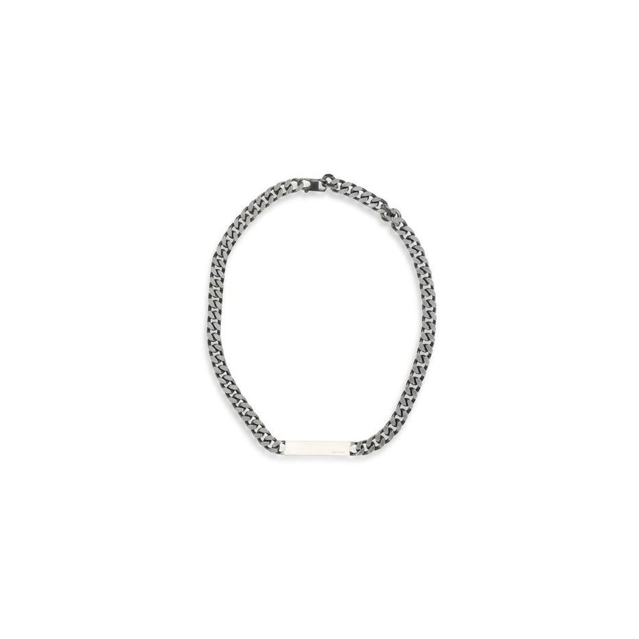 MM6 Silver Metal Necklace
