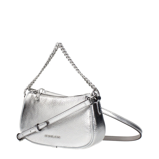 Michael Kors Gray Leather Handbag