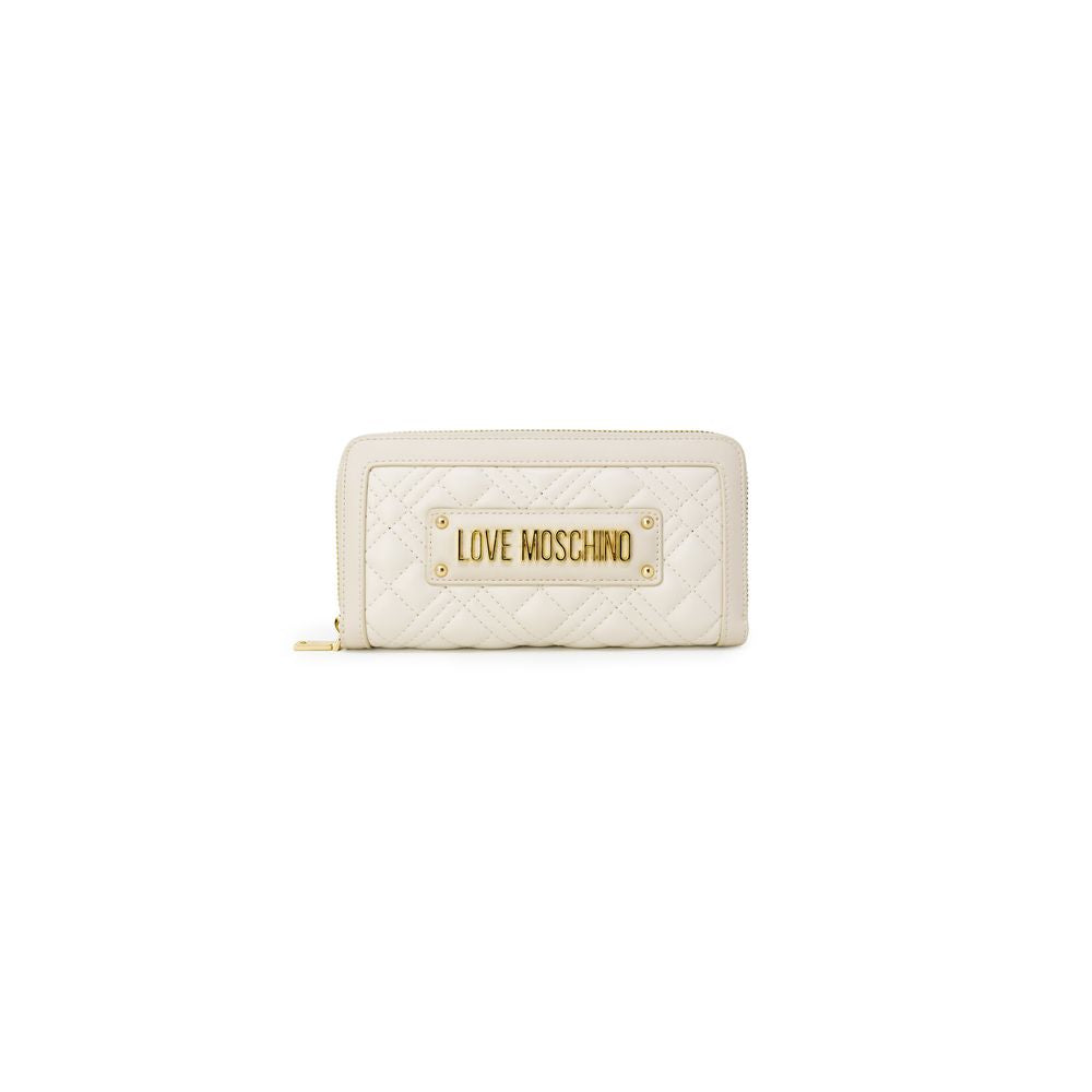 Πορτοφόλι Love Moschino Μπεζ από Πολυαιθυλένιο