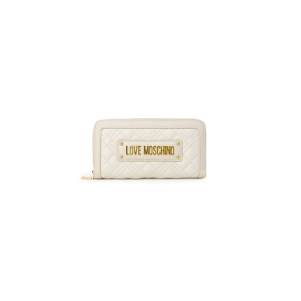 Love Moschino Μπεζ Πορτοφόλι από Πολυαιθυλένιο
