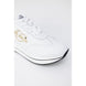 Love Moschino White Leather Low Top Sneakers