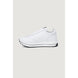 Love Moschino White Leather Low Top Sneakers