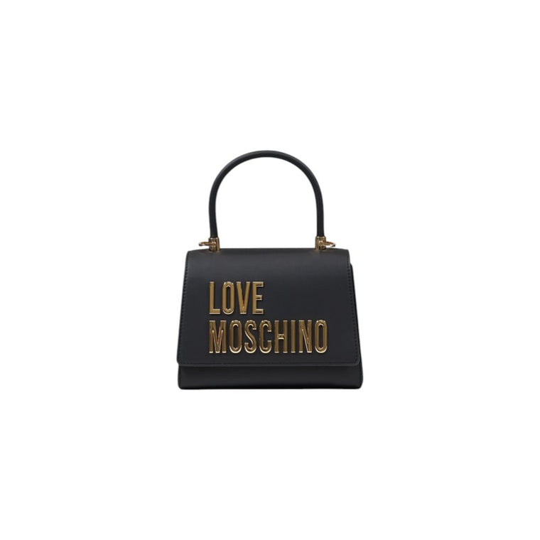 Τσάντα Love Moschino δίχρωμη από πολυαιθυλένιο