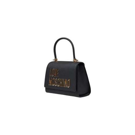 Τσάντα χειρός Love Moschino δίχρωμη από πολυαιθυλένιο
