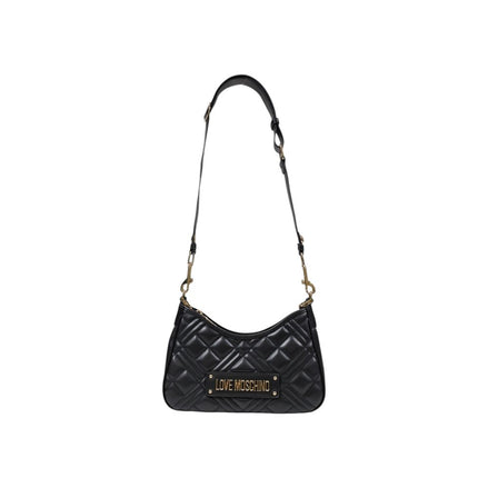 Τσάντα χειρός Love Moschino μαύρη από πολυαιθυλένιο